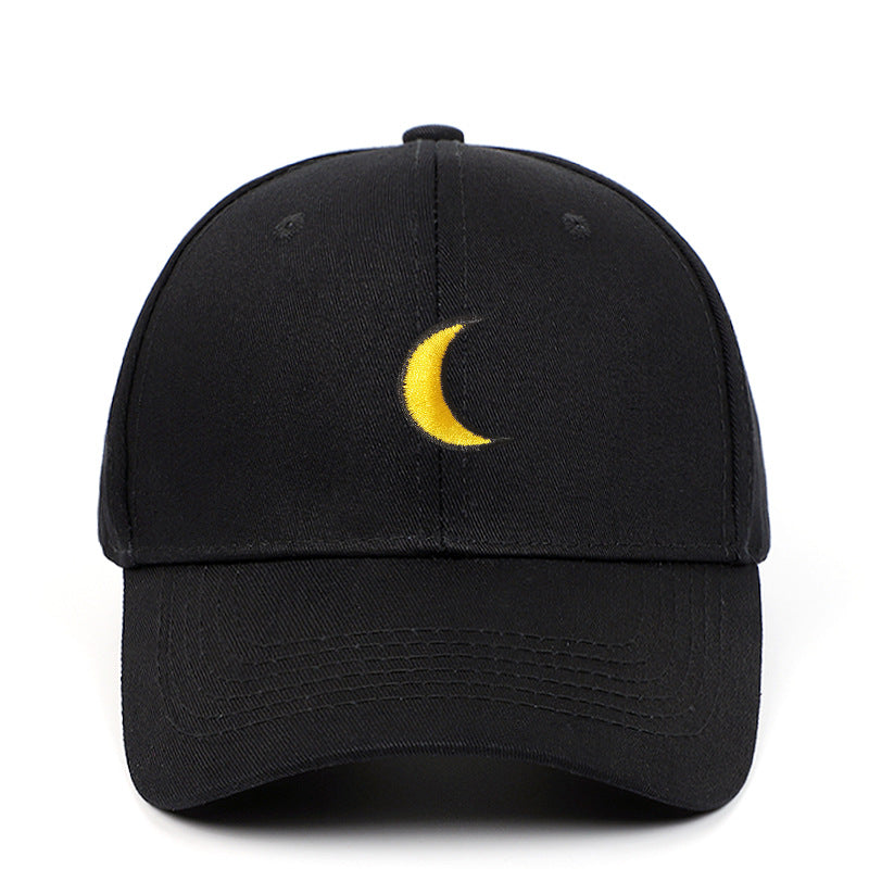 Casquette de baseball motif croissant de lune