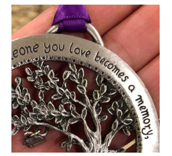 Pendentif Arbre de Vie pour commémoration d'un être cher