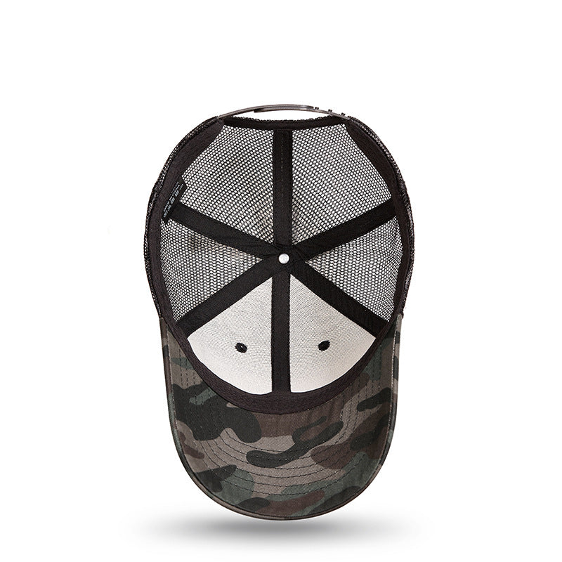 Casquette baseball camouflage foncé