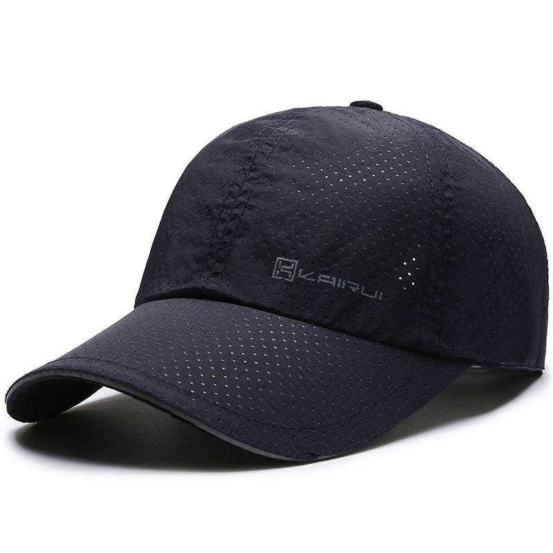 Casquette baseball tissu grille respirante